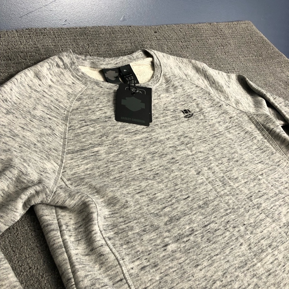 Harley-Davidson Light Gray Crewneck Sweater
